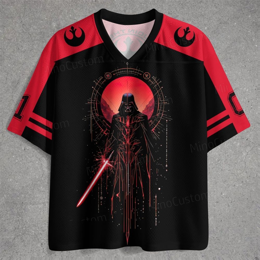 Red & Black Warrior Jersey Shirts