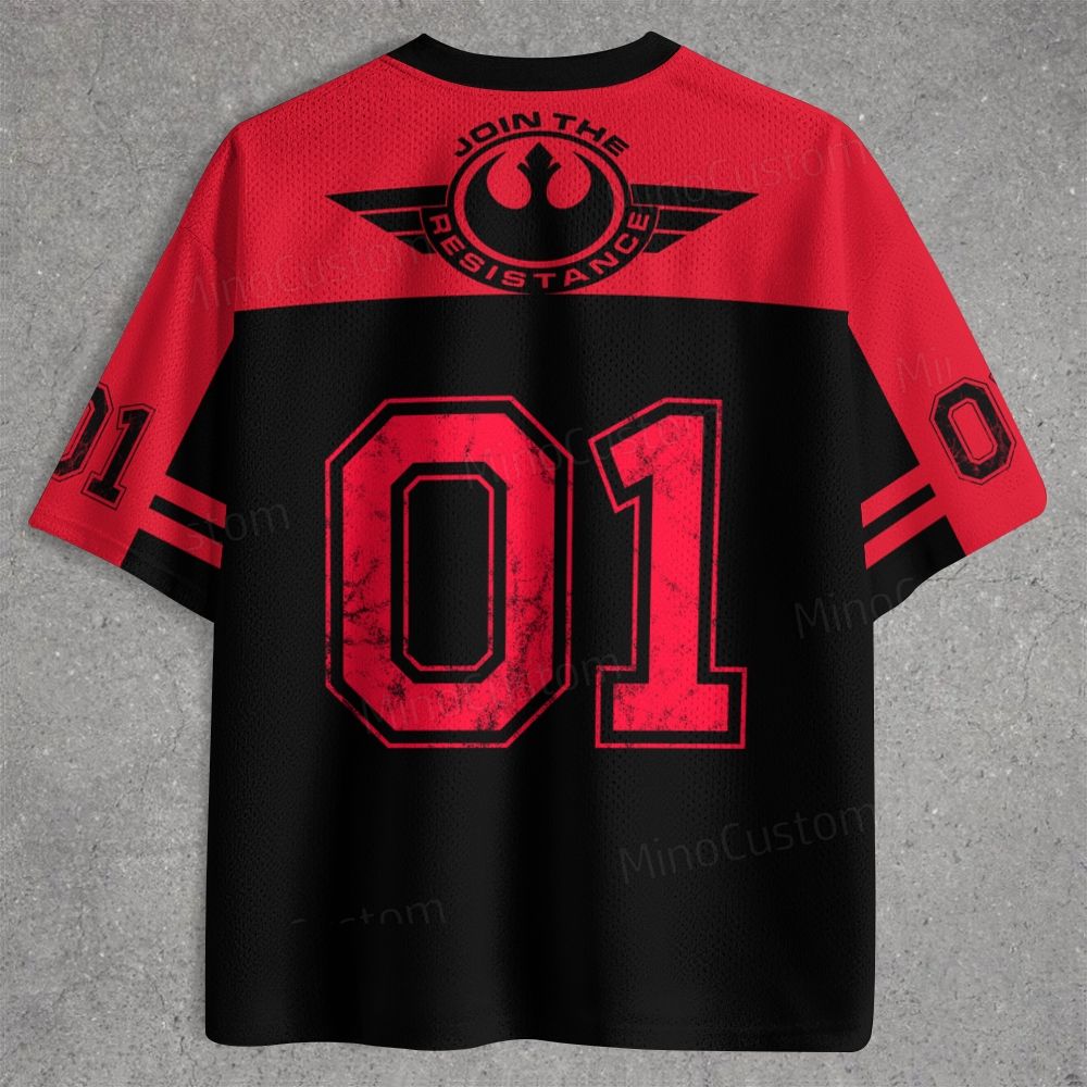 Red & Black Warrior Jersey Shirts