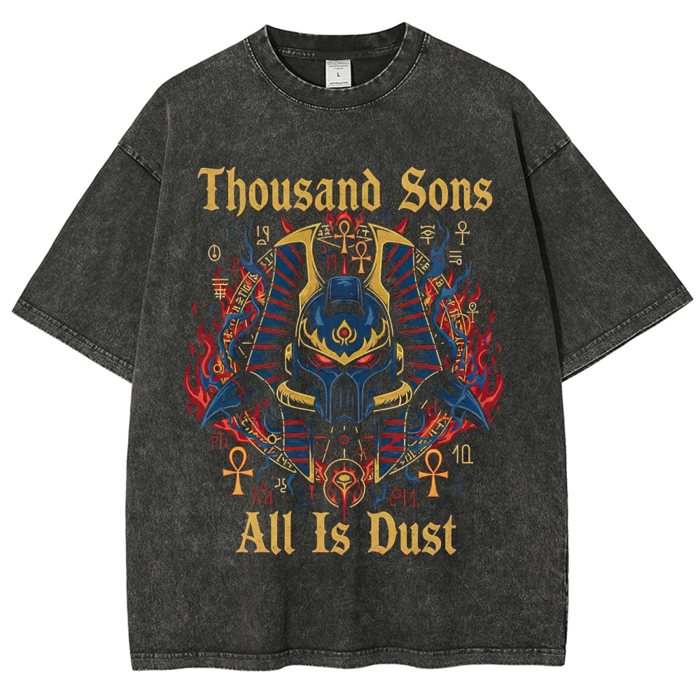 Thousand Sons All Is Dust Graphic Washed T-Shirt