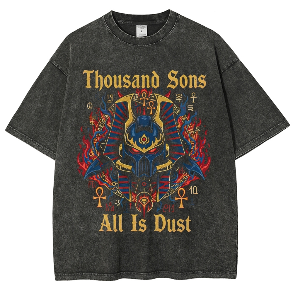 Thousand Sons All Is Dust Graphic Washed T-Shirt