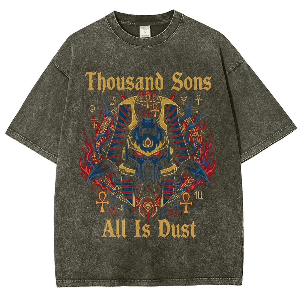 Thousand Sons All Is Dust Graphic Washed T-Shirt