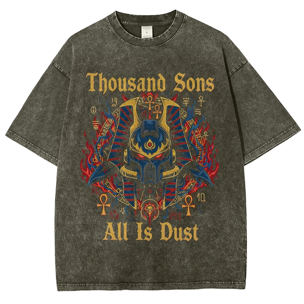 Thousand Sons All Is Dust Graphic Washed T-Shirt
