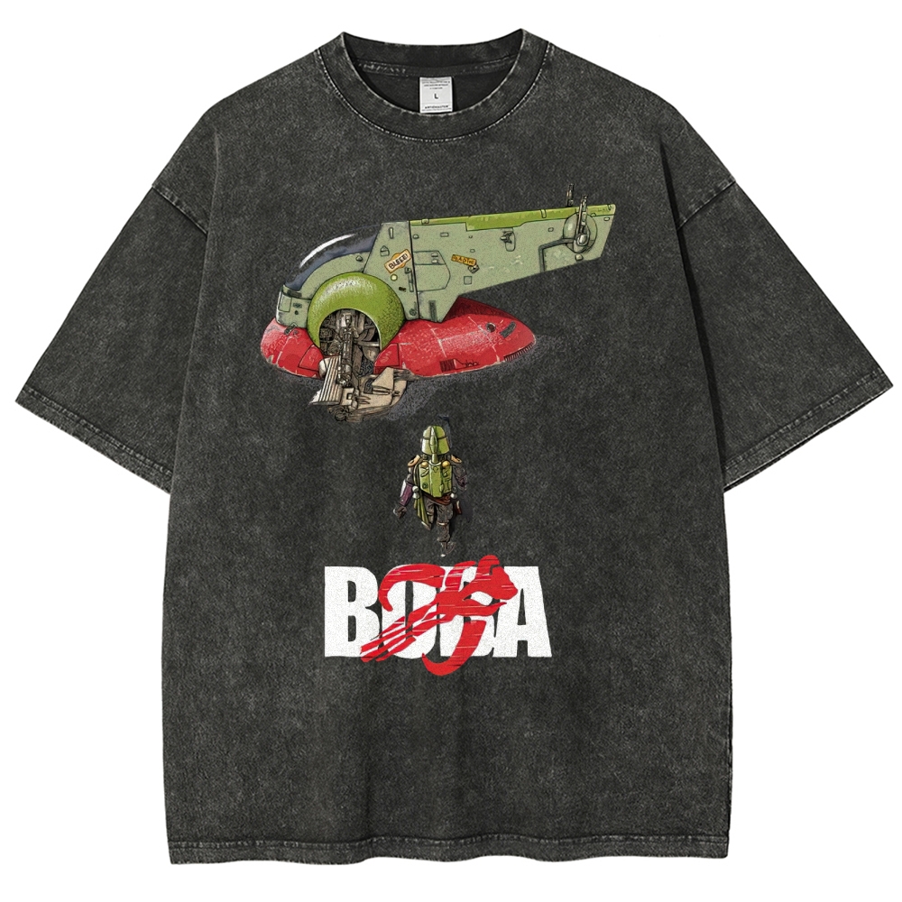 Retro Space Armor Washed T-Shirt 