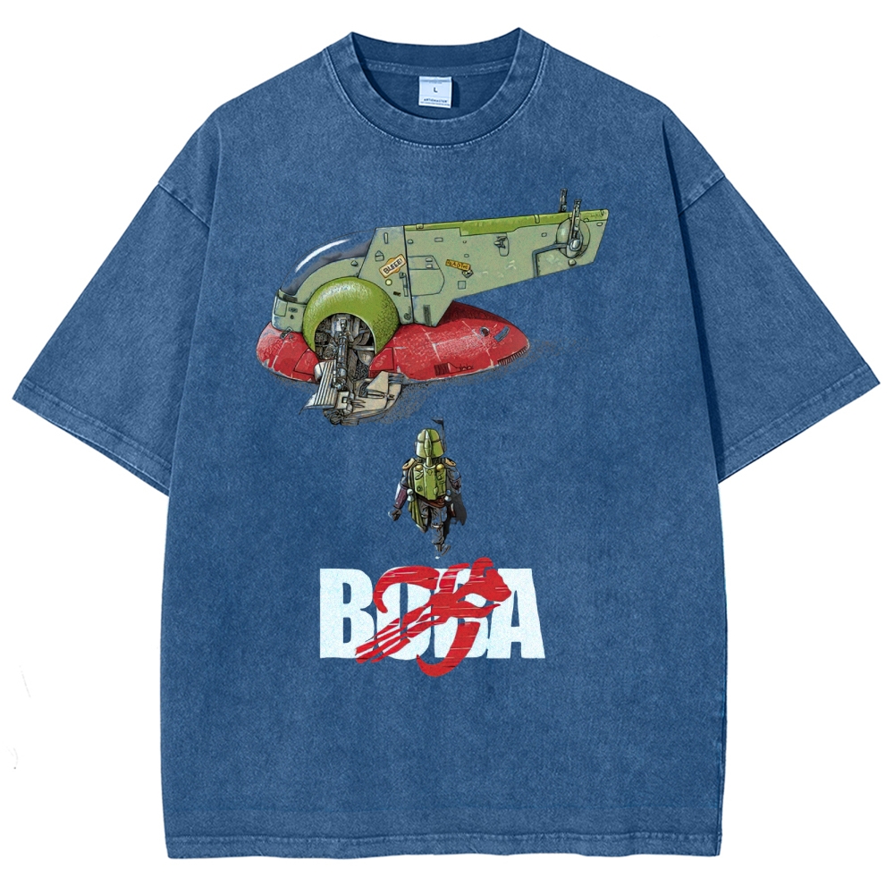 Retro Space Armor Washed T-Shirt 