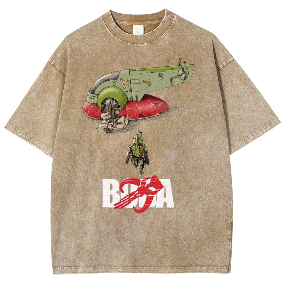 Retro Space Armor Washed T-Shirt 