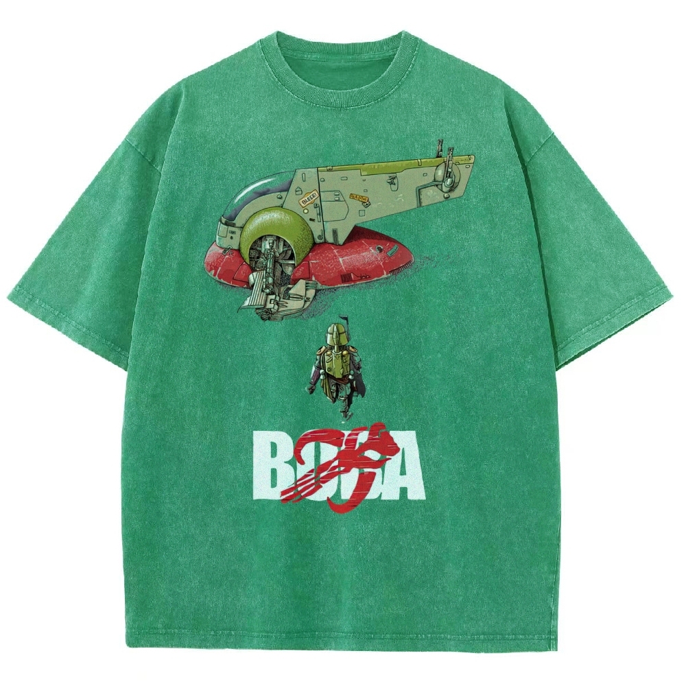 Retro Space Armor Washed T-Shirt 