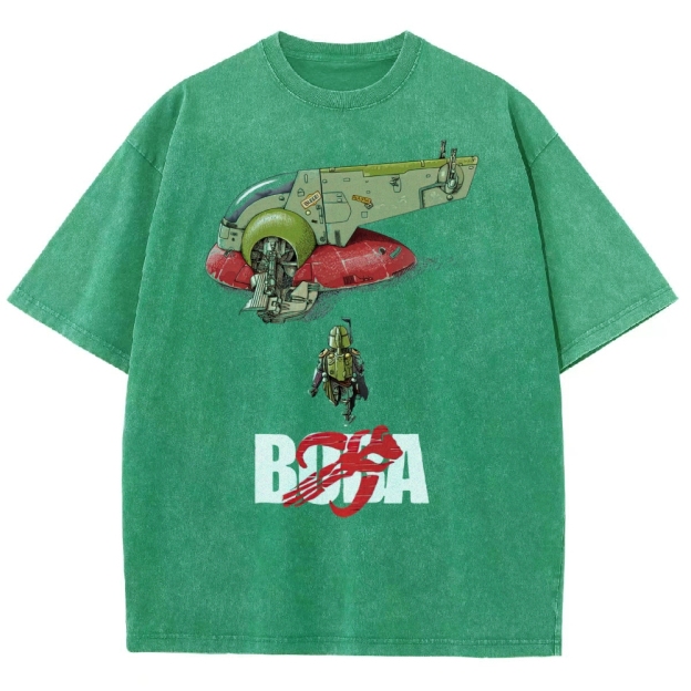 Retro Space Armor Washed T-Shirt 