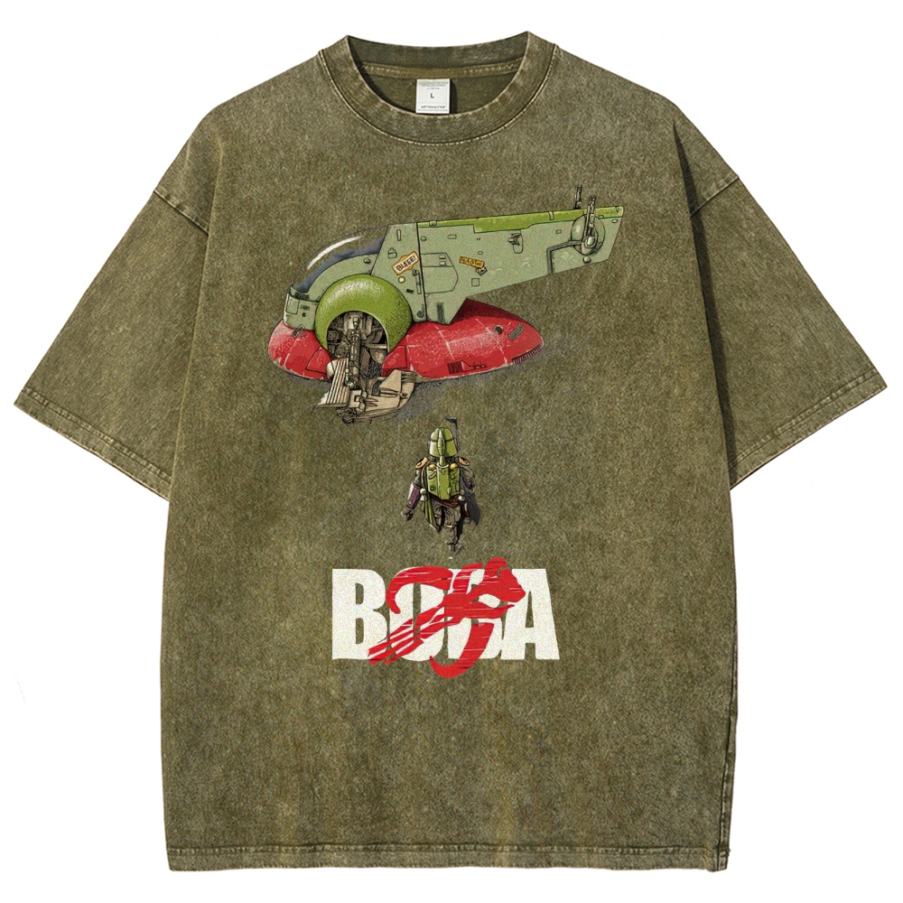 Retro Space Armor Washed T-Shirt 