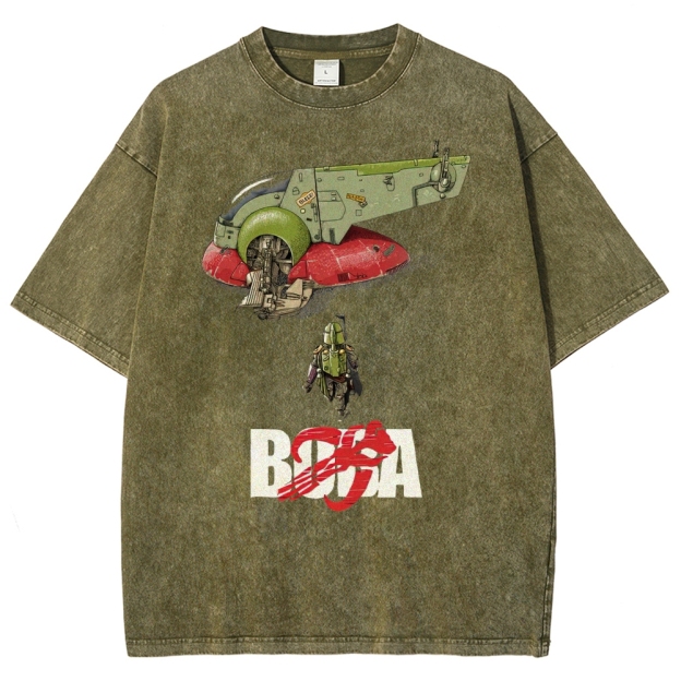 Retro Space Armor Washed T-Shirt 