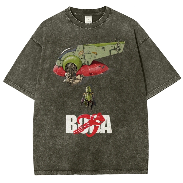 Retro Space Armor Washed T-Shirt 