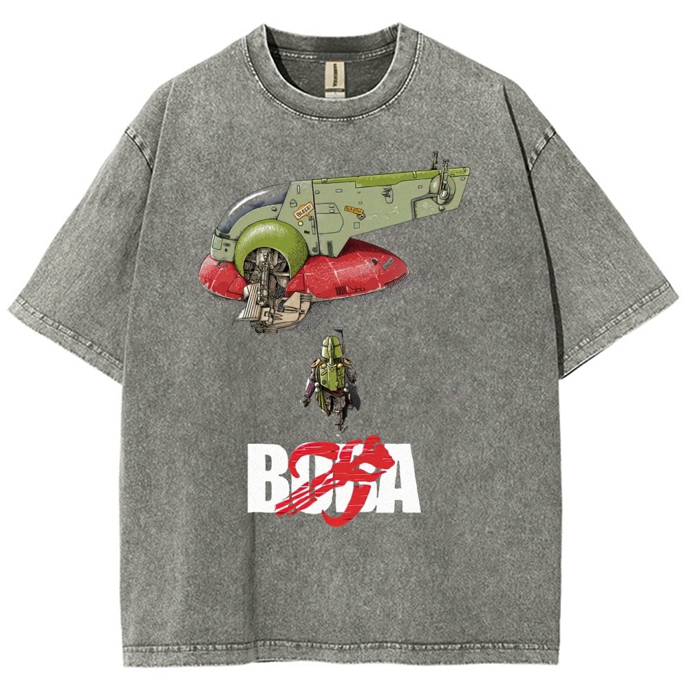 Retro Space Armor Washed T-Shirt 