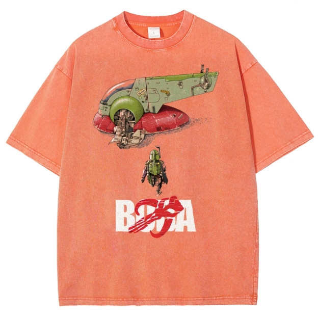 Retro Space Armor Washed T-Shirt 