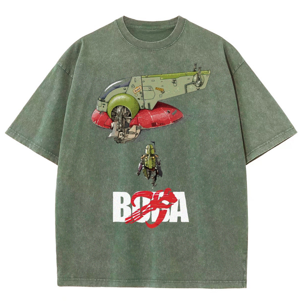 Retro Space Armor Washed T-Shirt 