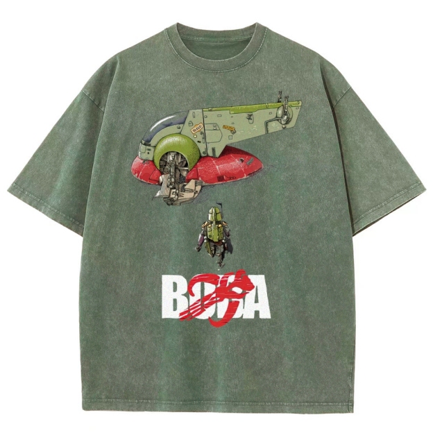 Retro Space Armor Washed T-Shirt 