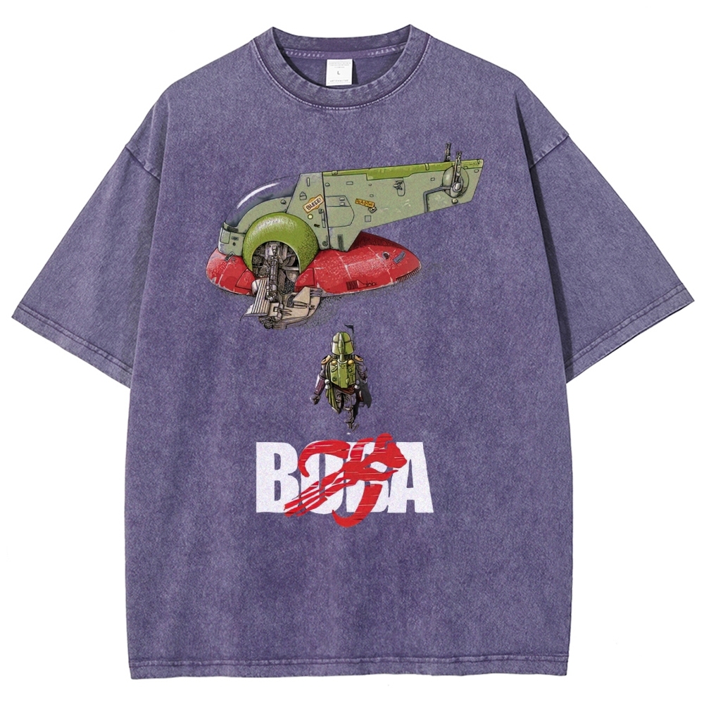 Retro Space Armor Washed T-Shirt 