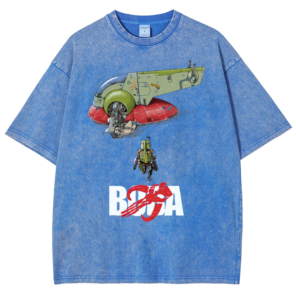 Retro Space Armor Washed T-Shirt 