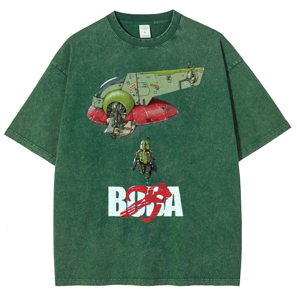 Retro Space Armor Washed T-Shirt 