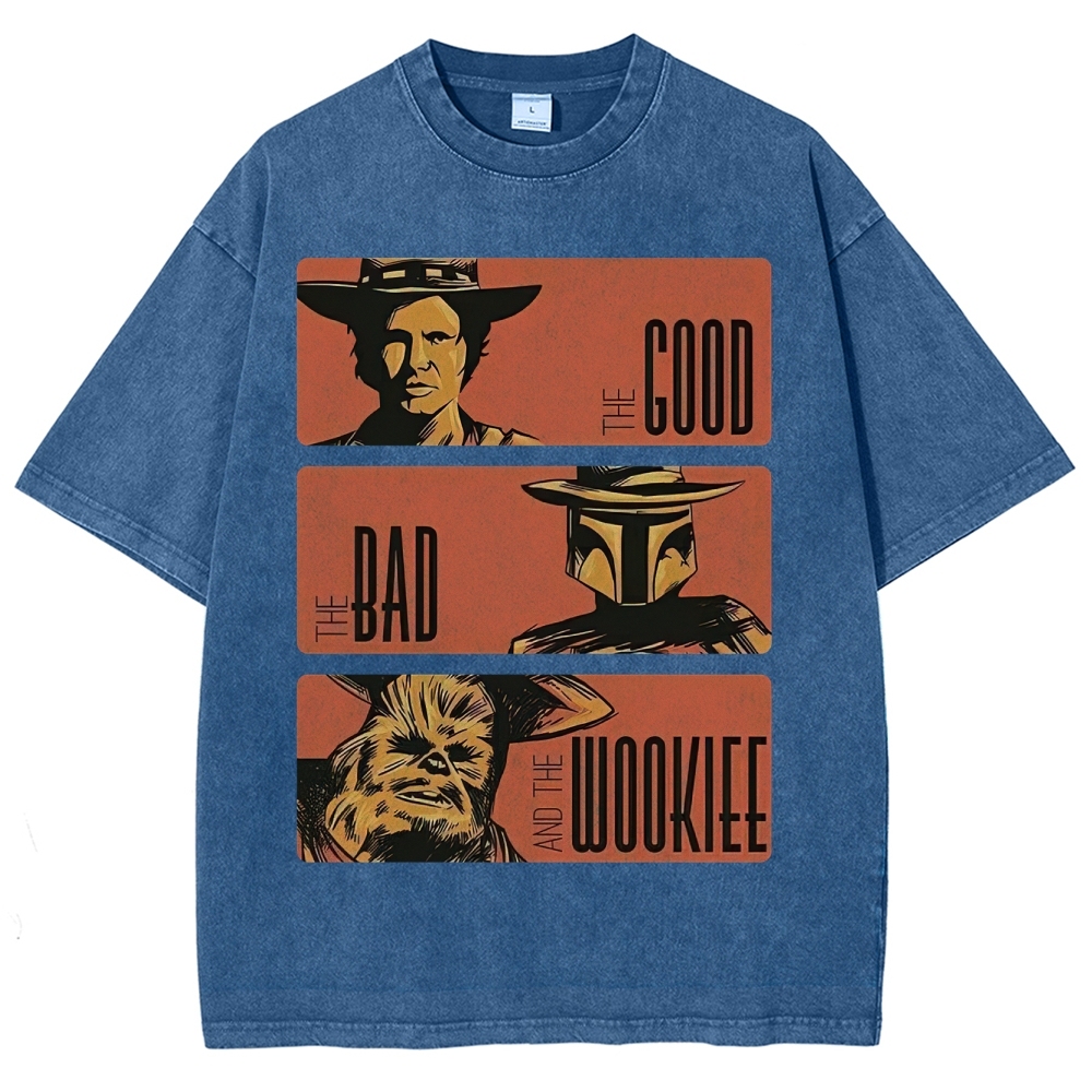 Retro Sci-Fi Trio Washed T-Shirt