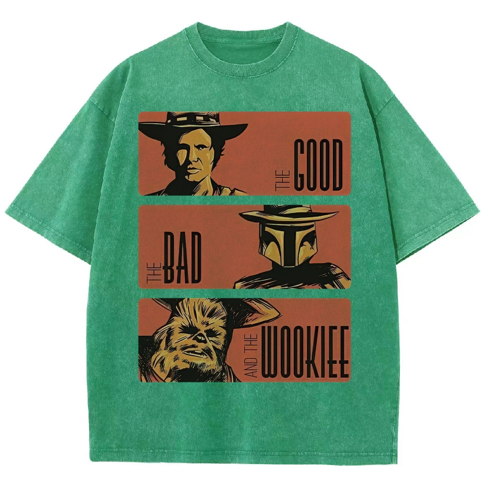 Retro Sci-Fi Trio Washed T-Shirt 