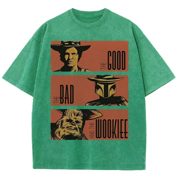 Retro Sci-Fi Trio Washed T-Shirt 