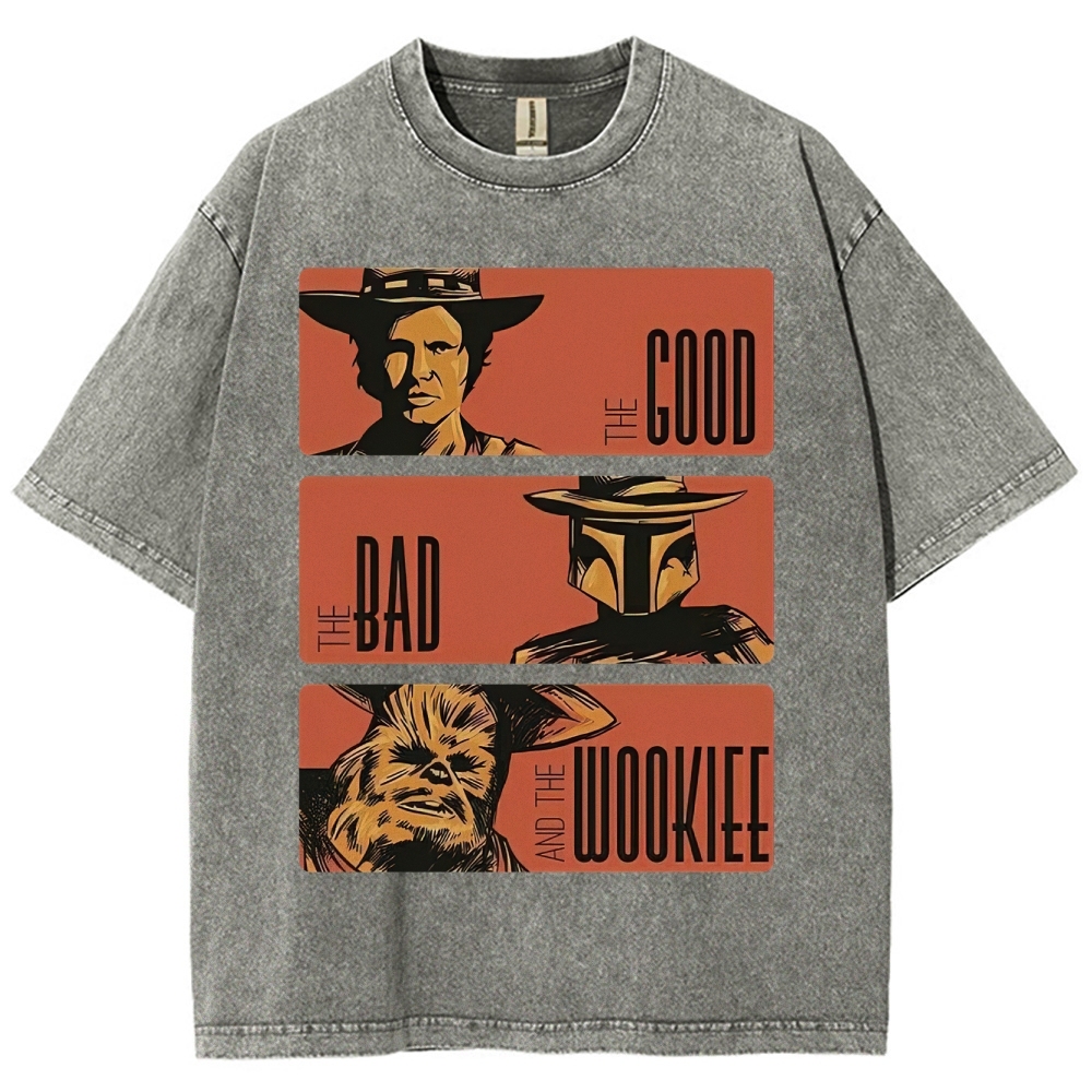 Retro Sci-Fi Trio Washed T-Shirt 