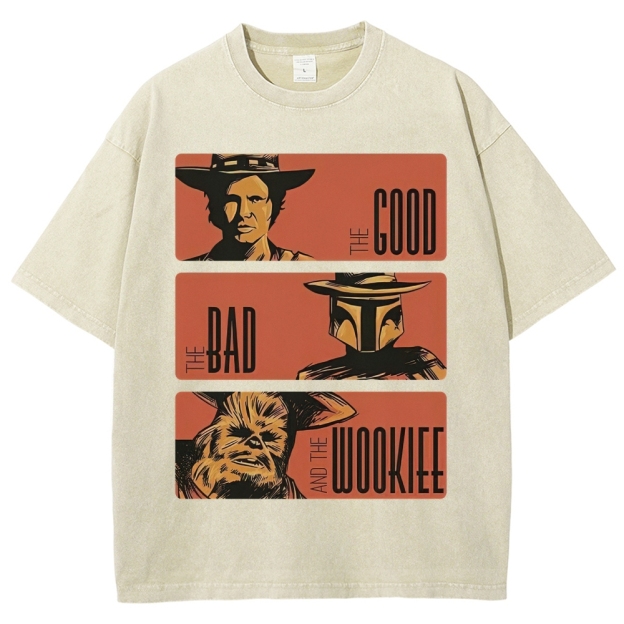 Retro Sci-Fi Trio Washed T-Shirt 