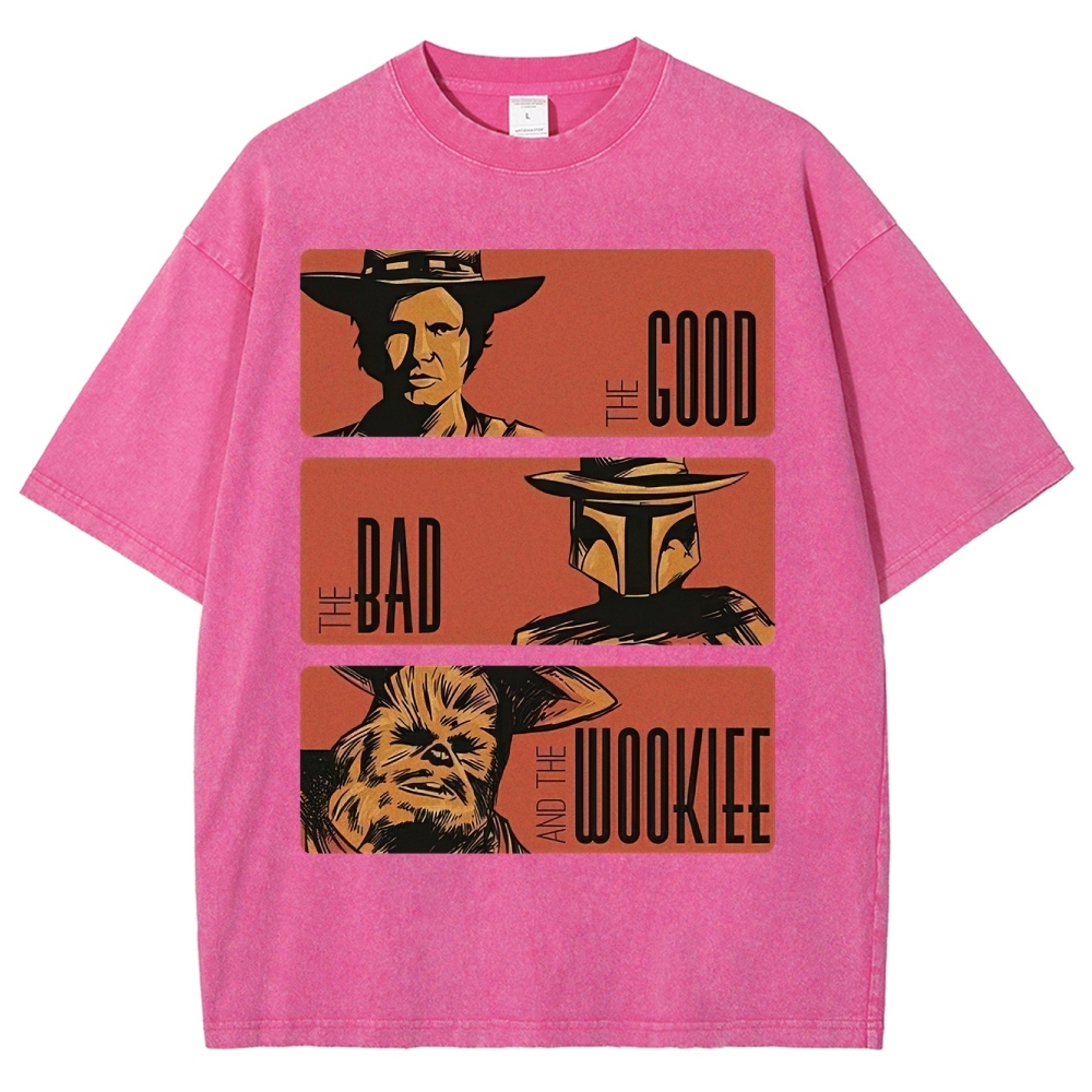 Retro Sci-Fi Trio Washed T-Shirt 