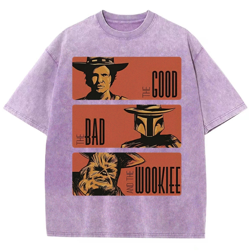 Retro Sci-Fi Trio Washed T-Shirt 