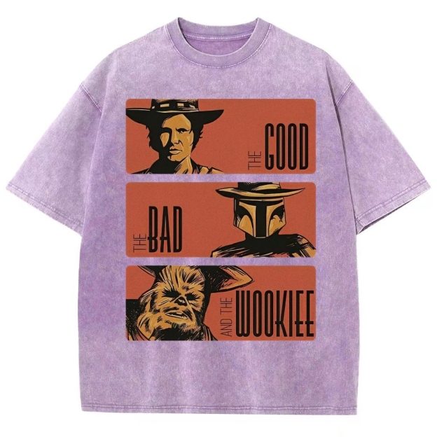 Retro Sci-Fi Trio Washed T-Shirt 