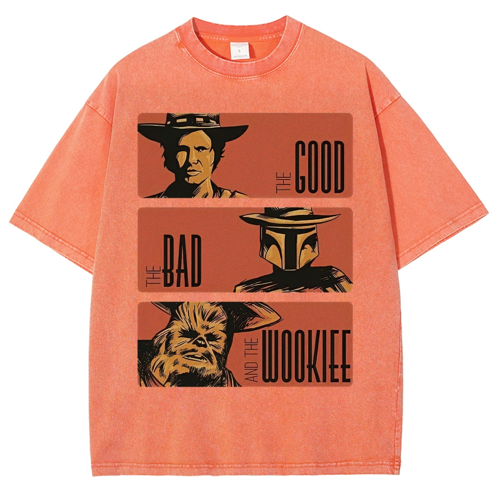 Retro Sci-Fi Trio Washed T-Shirt 