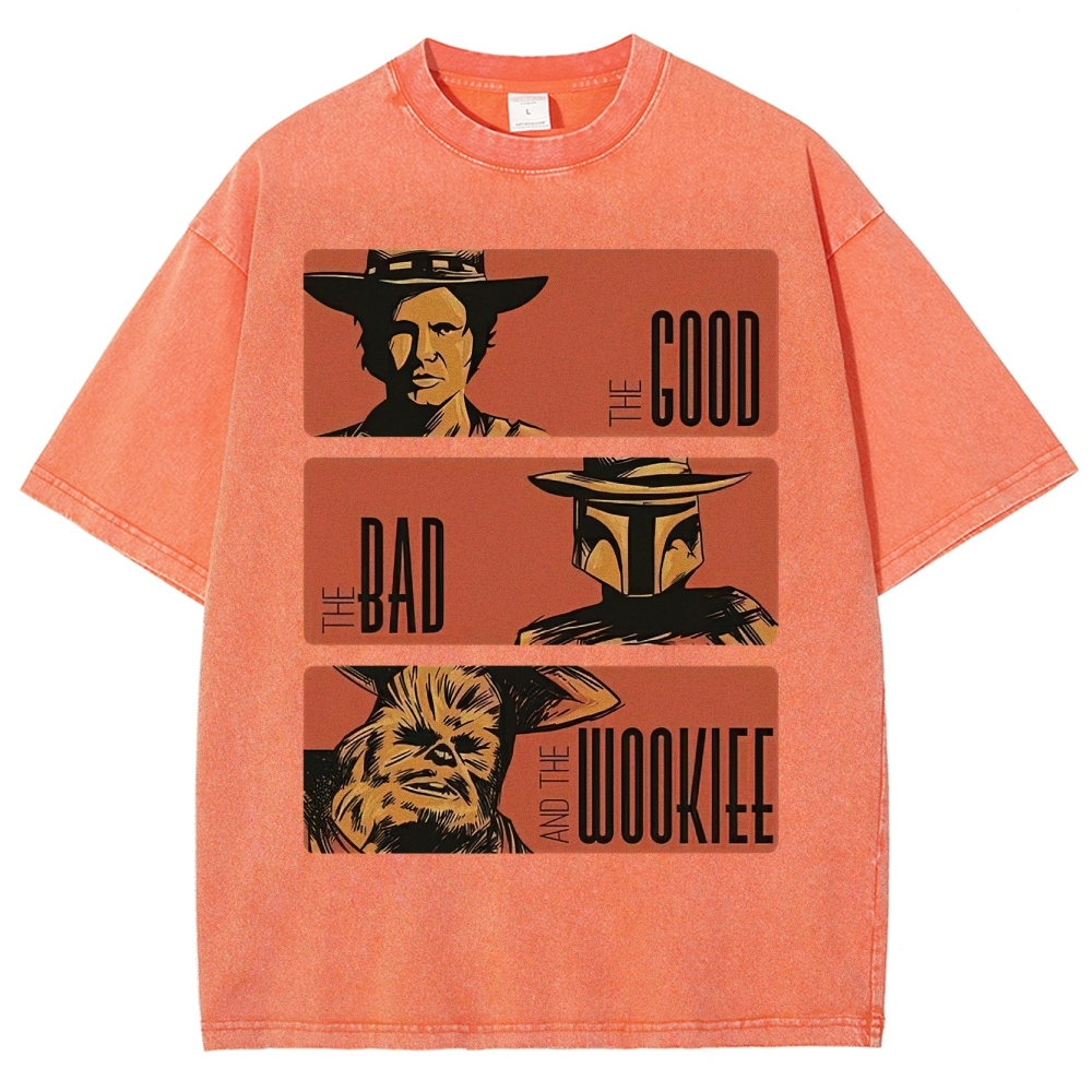 Retro Sci-Fi Trio Washed T-Shirt 