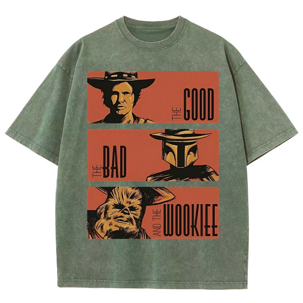 Retro Sci-Fi Trio Washed T-Shirt 