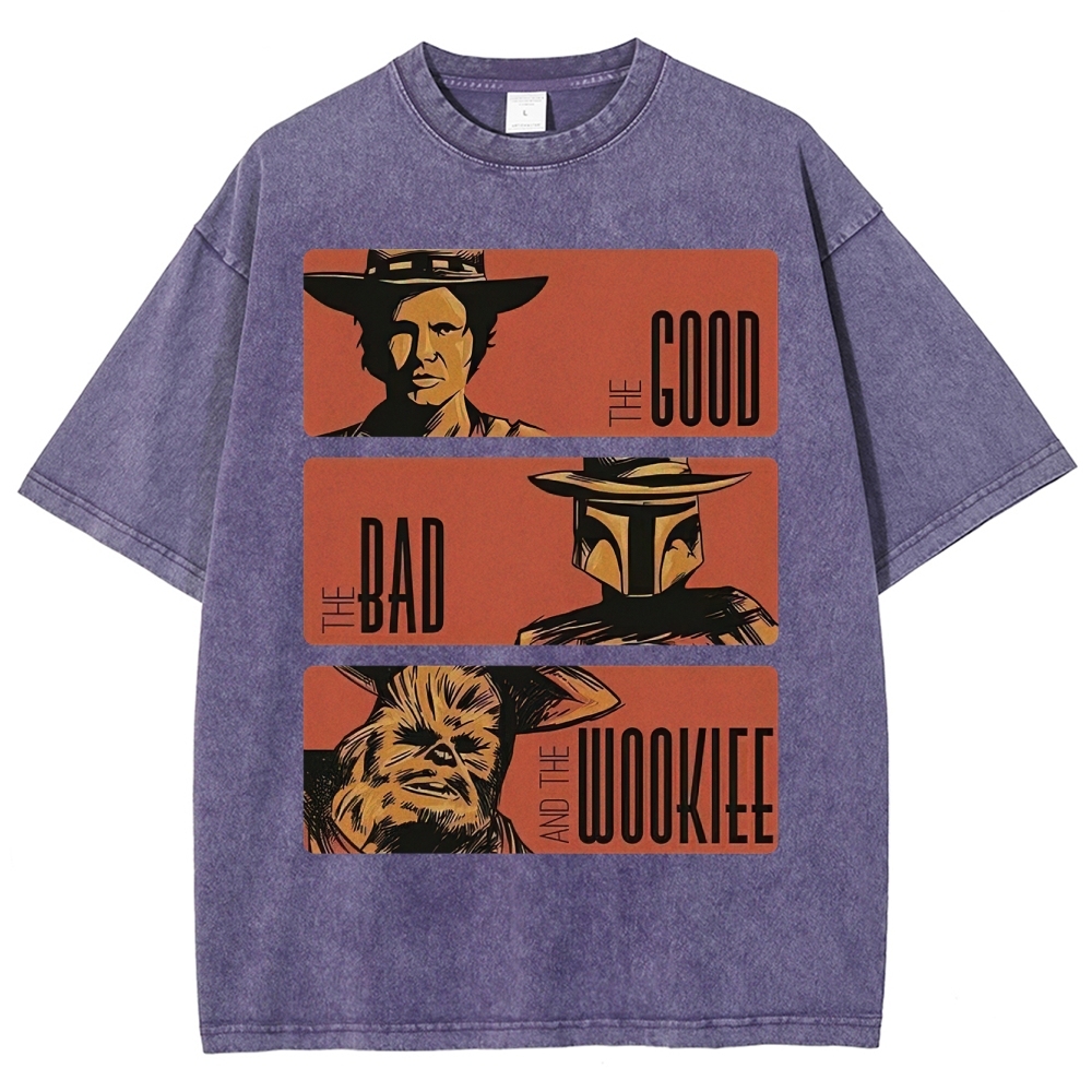 Retro Sci-Fi Trio Washed T-Shirt 