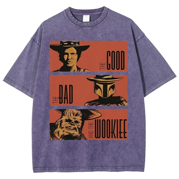 Retro Sci-Fi Trio Washed T-Shirt 