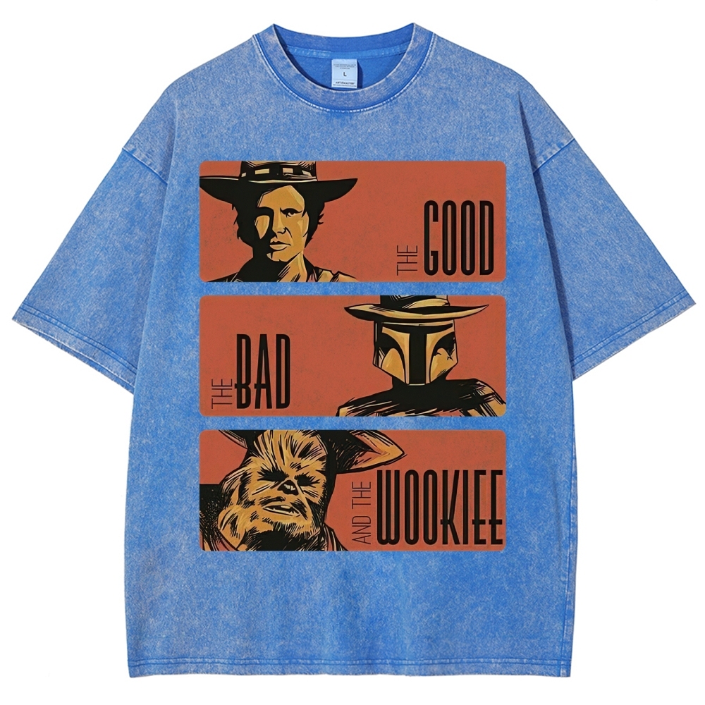 Retro Sci-Fi Trio Washed T-Shirt 