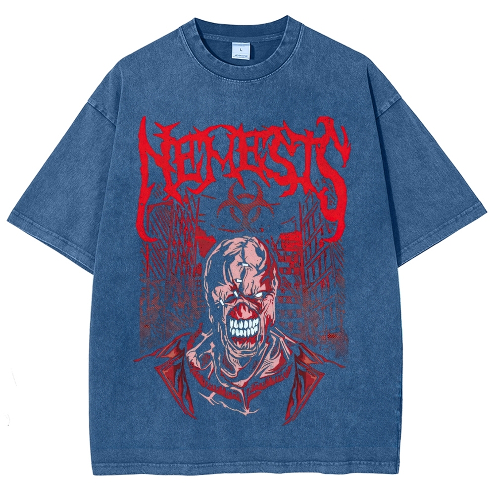 Nemesis Biohazard Graphic Washed T-Shirt