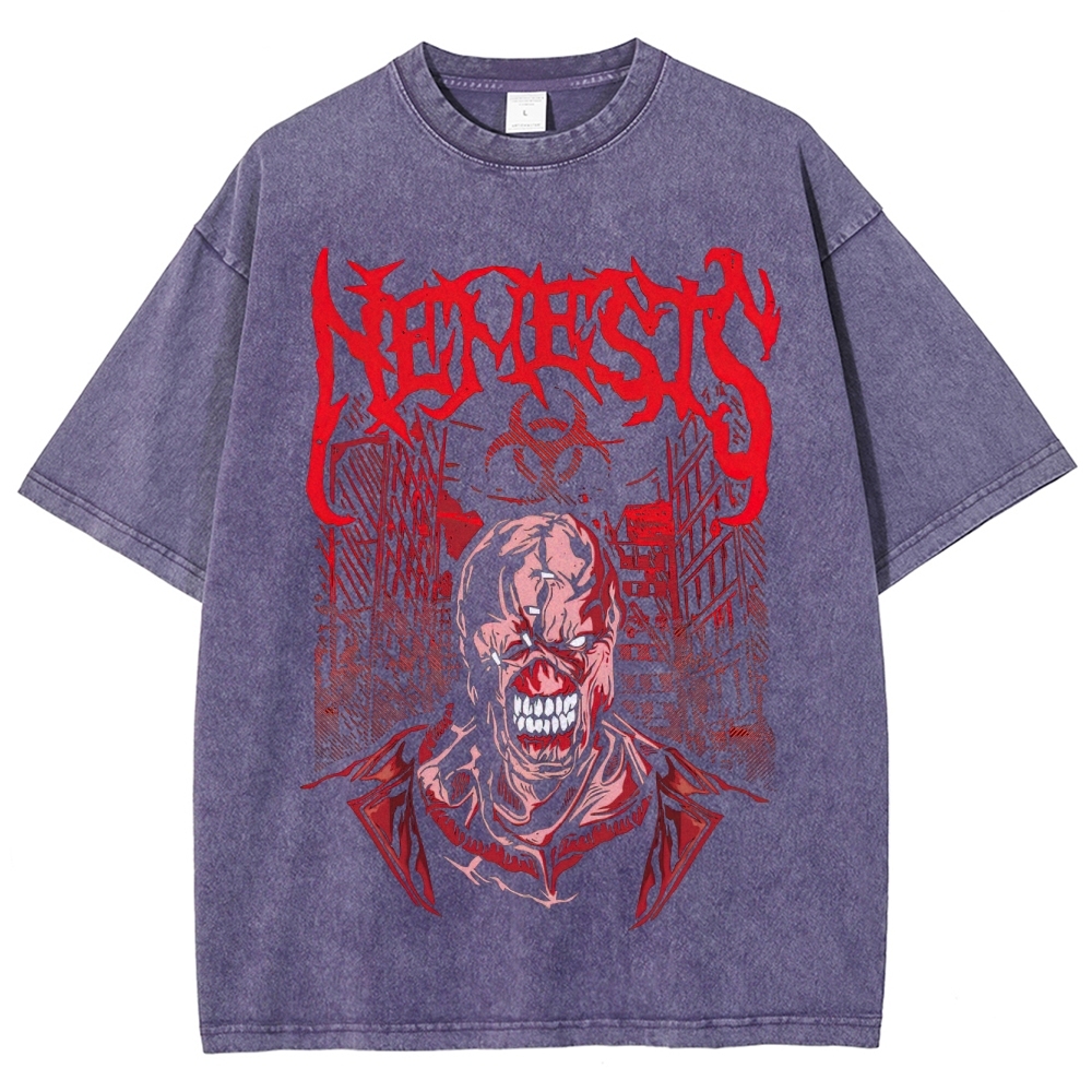 Nemesis Biohazard Graphic Washed T-Shirt