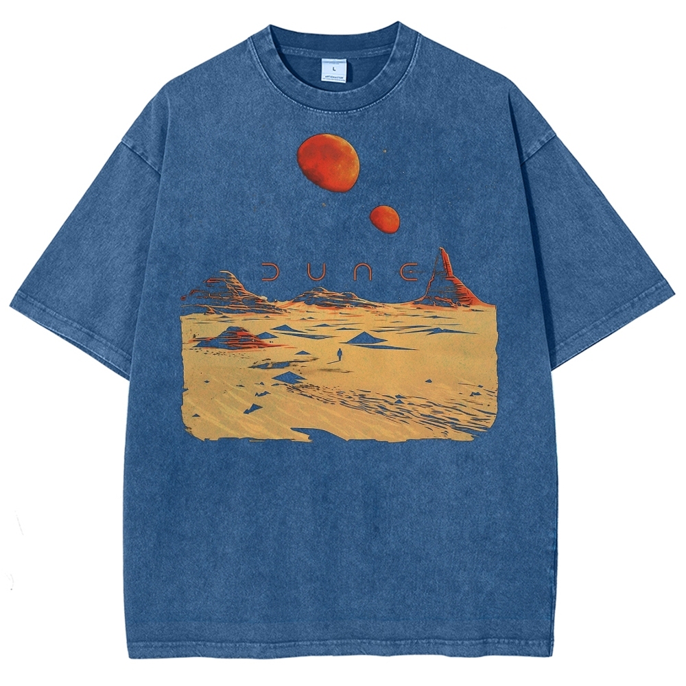 Desert Landscape Graphic Washed T-Shirt