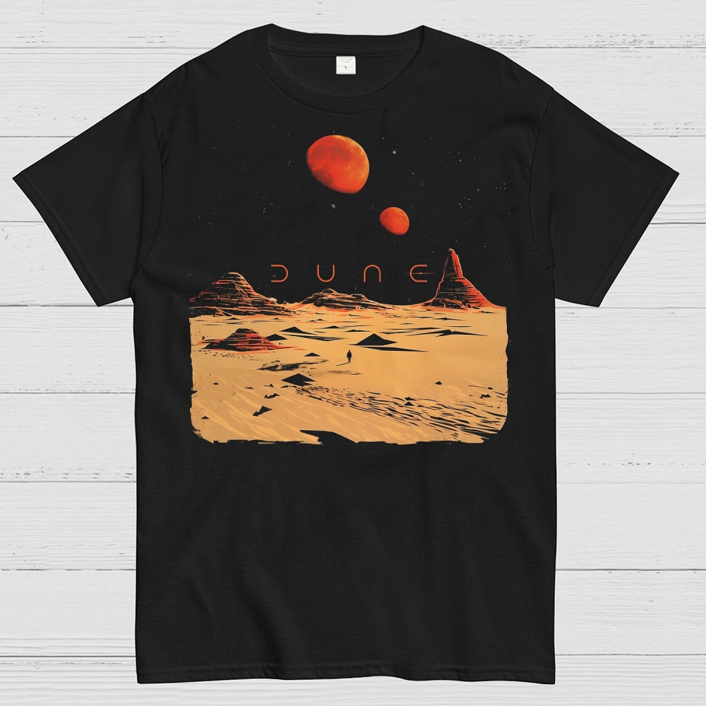 Desert Landscape Graphic Cotton T-shirt