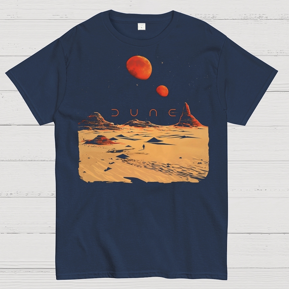 Desert Landscape Graphic Cotton T-shirt