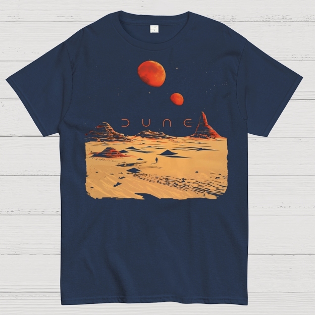 Desert Landscape Graphic Cotton T-shirt
