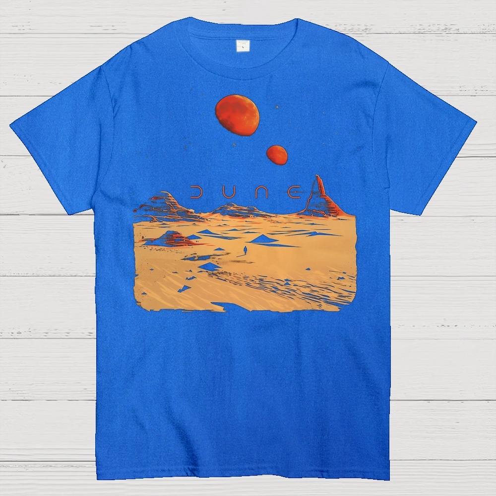 Desert Landscape Graphic Cotton T-shirt