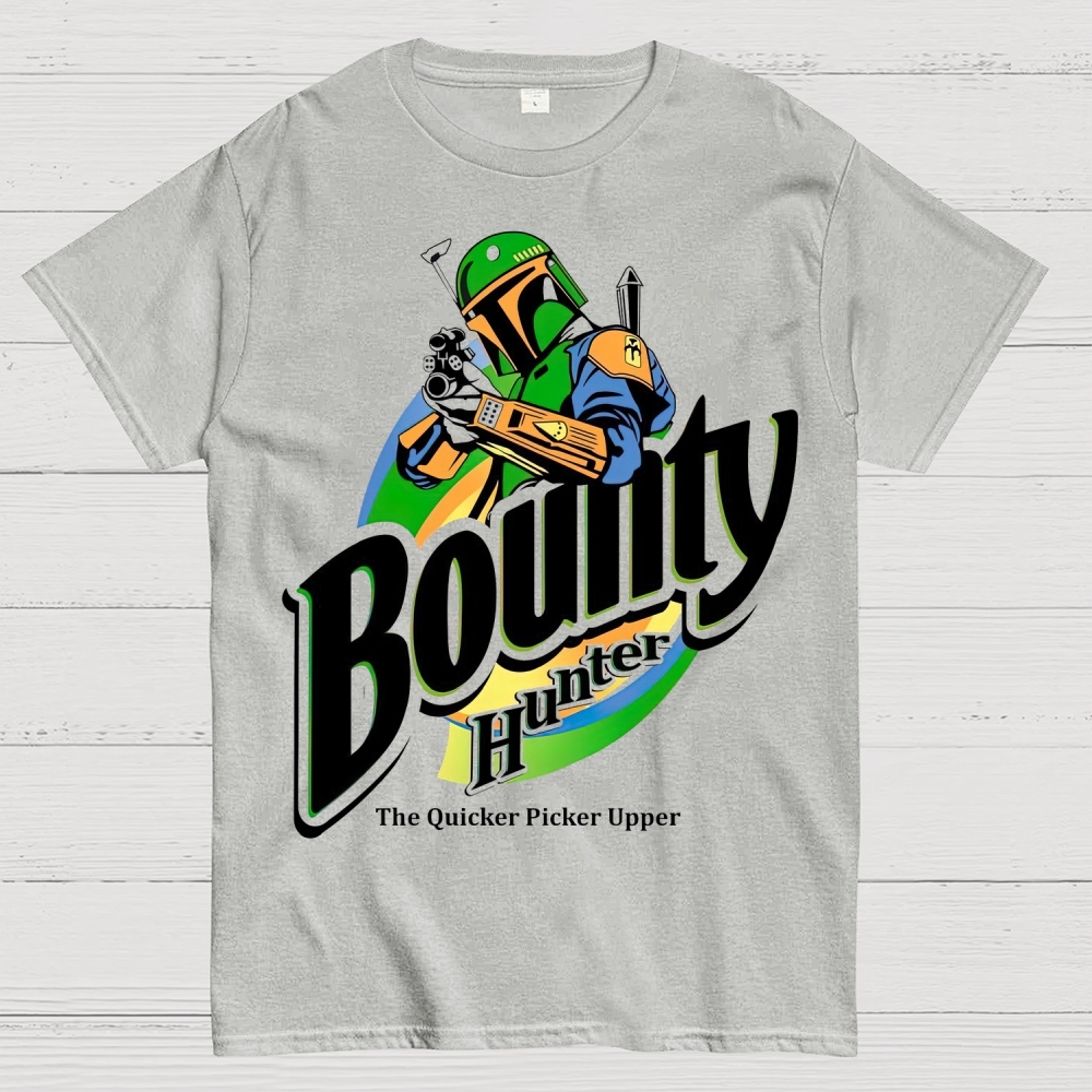 Bounty Hunter Retro Graphic Cotton T-shirt