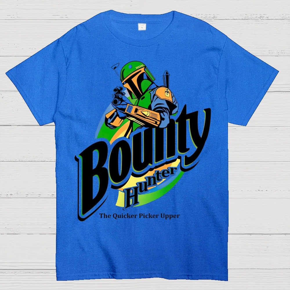 Bounty Hunter Retro Graphic Cotton T-shirt