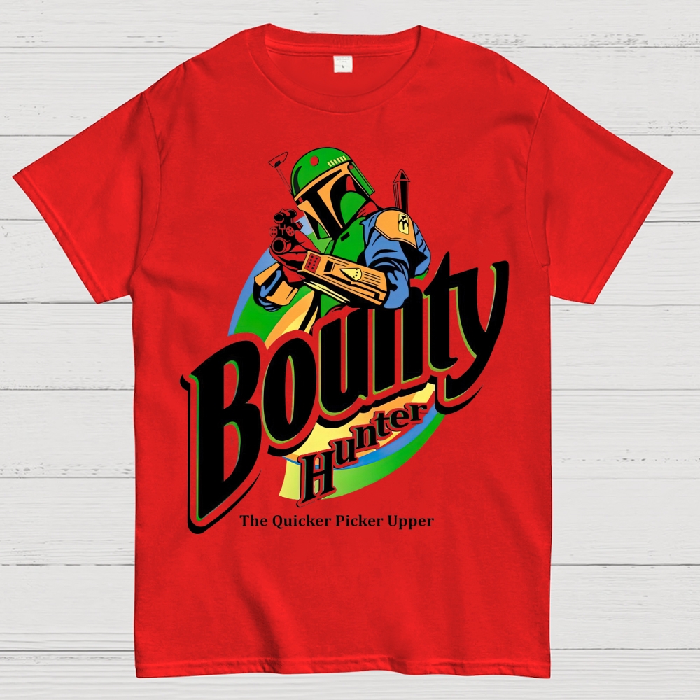 Bounty Hunter Retro Graphic Cotton T-shirt