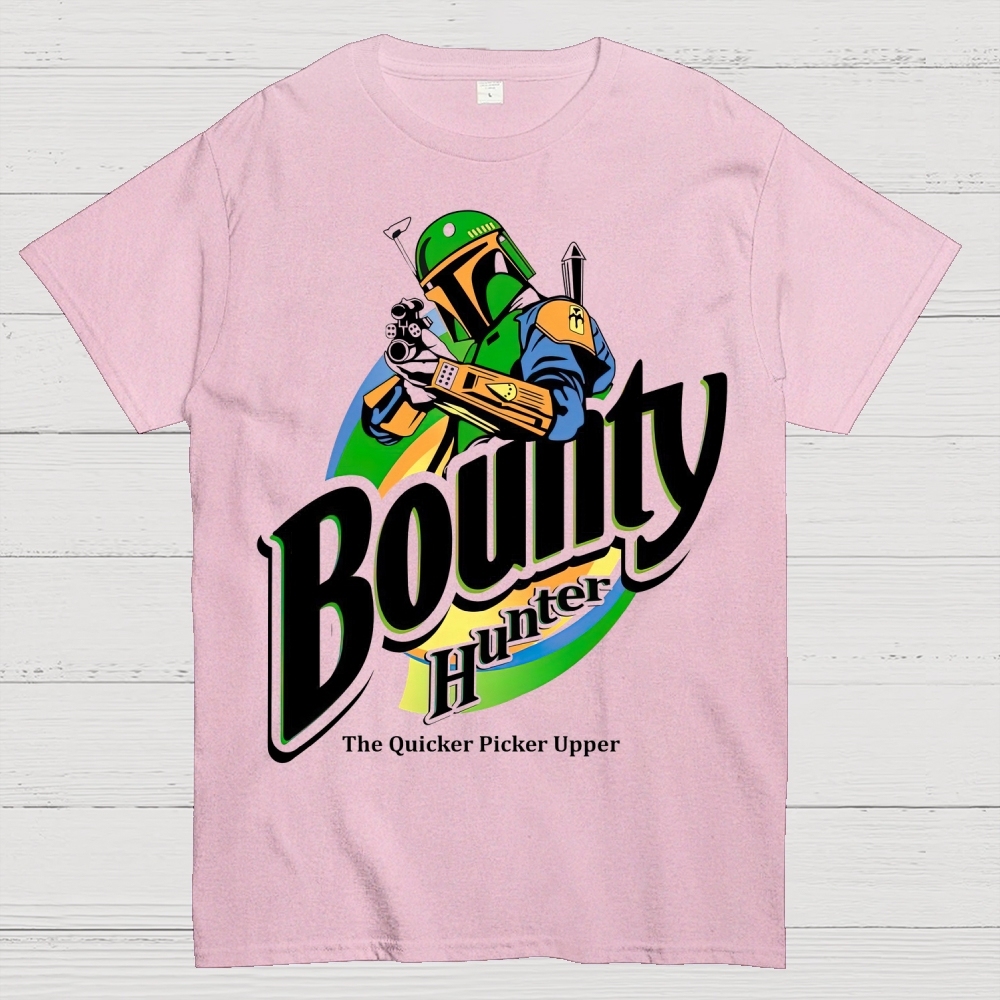 Bounty Hunter Retro Graphic Cotton T-shirt