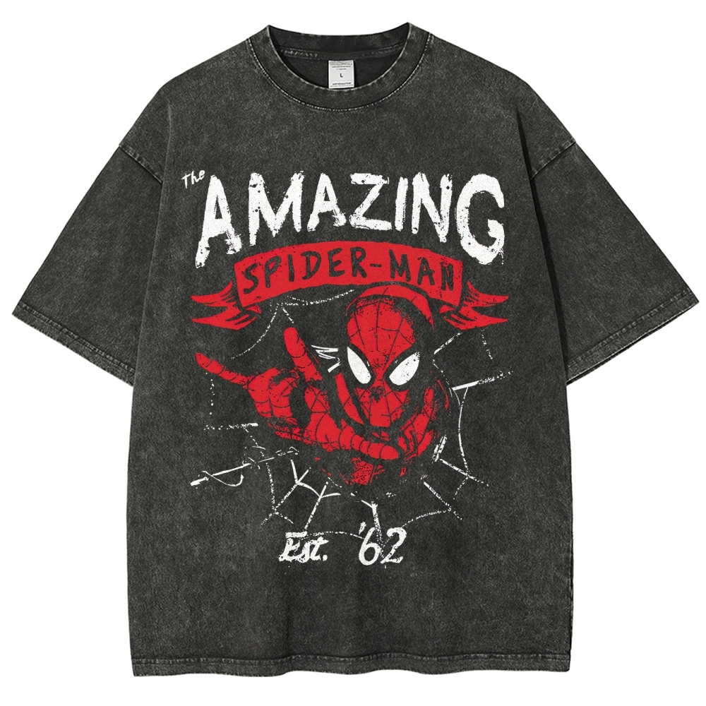 The Amazing Spider-Man Est. '62 Graphic Washed T-Shirt