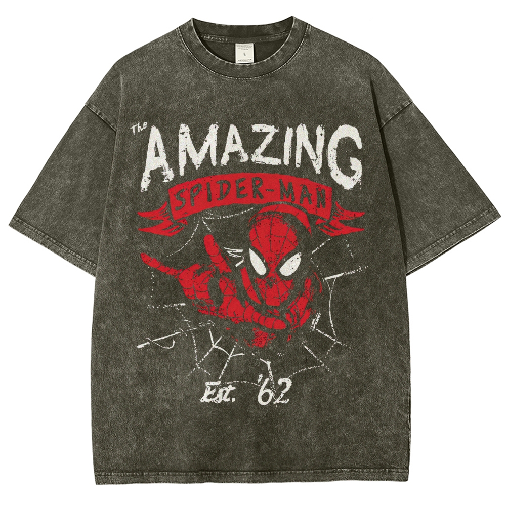 The Amazing Spider-Man Est. '62 Graphic Washed T-Shirt