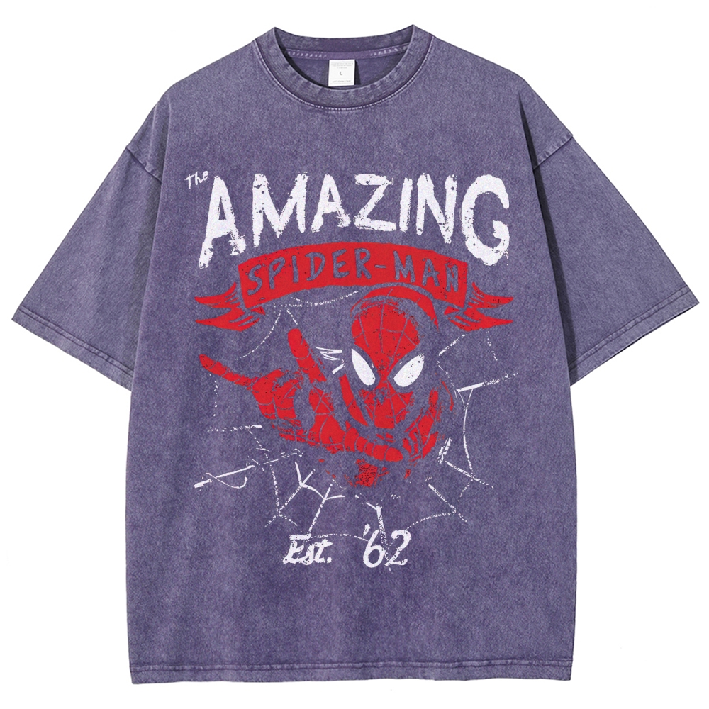The Amazing Spider-Man Est. '62 Graphic Washed T-Shirt