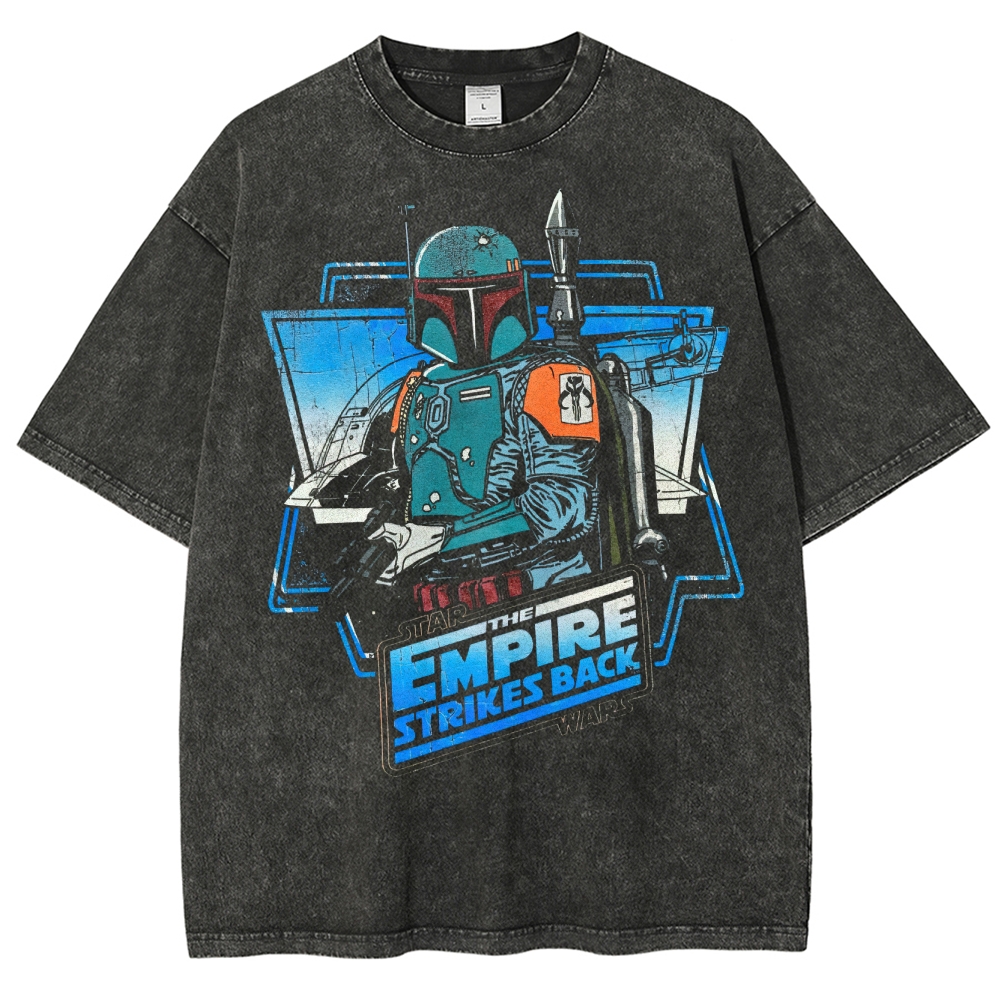 The Empire Strikes Back Bounty Hunter Graphic Washed T-Shirt